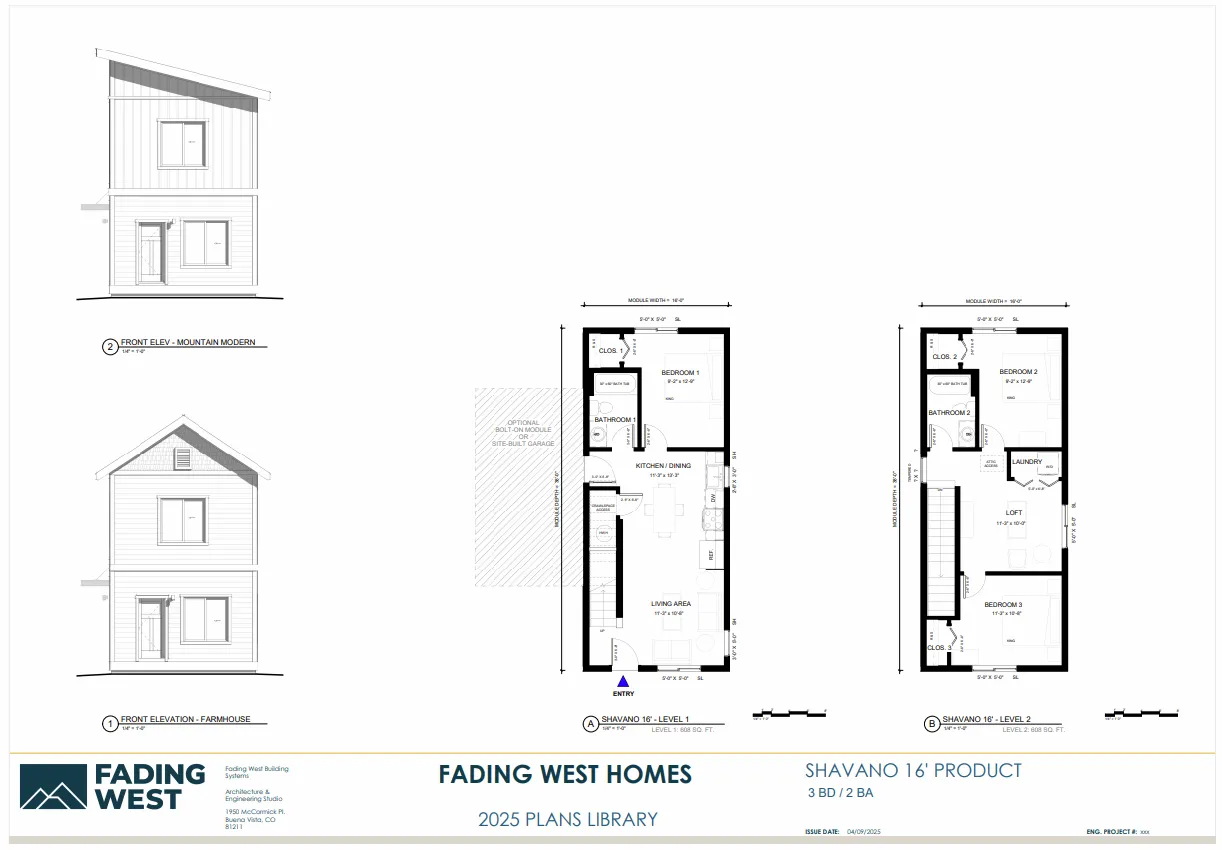 Shavano Plan 1